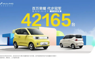 五菱宏光MINI EV十月销量突破4万！连续51个月蝉联A00级新能源销量冠军！