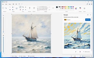 AI渗透Windows 画图新增Restyle功能：生成不同艺术风格图片！