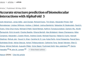 谷歌革命性AI模型登上Nature：成功预测有生命分子结构和相互作用！