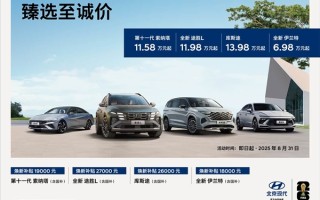 北京现代断尾求生：伊兰特最低仅需6.98万元！