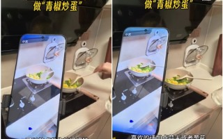 小艺封神！华为Pura 80在线教博主炒菜！