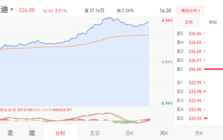 比亚迪新车百公里2.9L改写全球汽车油耗史 股价暴涨超8%！