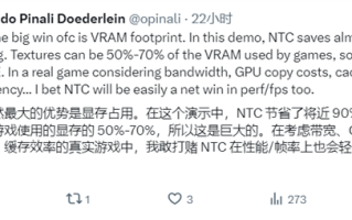 NVIDIA RTX神经渲染纹理压缩结合微软DirectX：显存占用暴降90%！