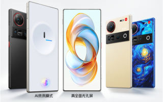 反“孔”精英努比亚Z70 Ultra全身照首秀：真全面屏 可变光圈主摄！