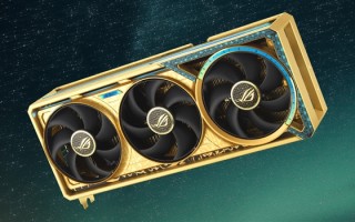 用了6.5克真黄金！华硕推出ROG RTX 5080 Dhahab显卡：外观同样奢华！