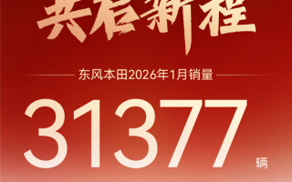 日系车依旧有人爱 东风本田1月卖31377台：CR-V占比超一半 ！