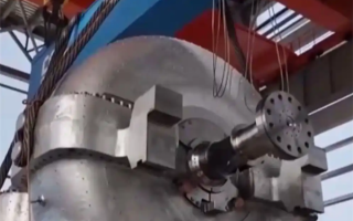 世界最大压缩空气储能电站完成透平机吊装 核心部件100%国产化 ！