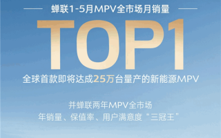 中国MPV王者！比亚迪腾势D9蝉联1-5月MPV全市场销冠!