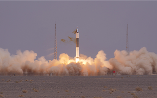 快舟十一号固体火箭发射一箭四星：车载移动 导里导气！