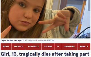 英国女孩跟风模仿吸食除臭剂昏倒身亡：年仅13岁 ！