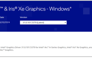 英特尔锐炫显卡5379驱动发布：游戏性能最高提升174%！