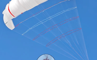 中国自主研发 全球最大5000平米高空风力发电做功伞首试成功 !