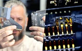 严重警告!RTX 5090 FE内部接口十分脆弱 坏了根本没法修! 严重警告!RTX 5090 FE内部接口十分脆弱 坏了根本没法修!