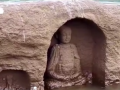重庆江心岛近600年佛像露出水面 只有长江进入枯水期才露真容 ！