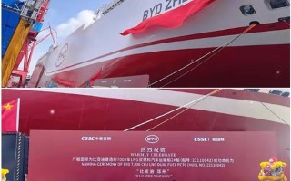 比亚迪出海舰队再加一！第七艘滚装船“郑州号”今日正式交付！