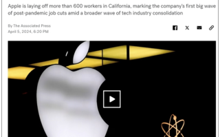 苹果放弃造车宣布大规模裁员！600多人失业 雷军：我绝对不会这么做!