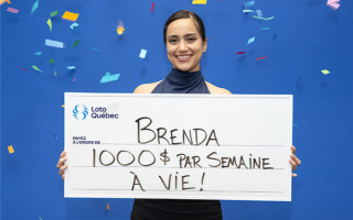 加拿大20岁女孩中大奖后选择每周领钱：每次1000块 能领到终身 ！
