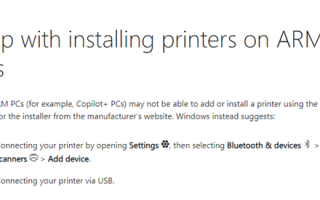 微软确认Win11 24H2打印机兼容性问题！Arm设备需注意!