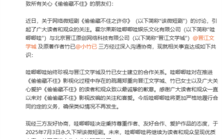 哇唧唧哇致歉！永久下架微短剧《偷偷藏不住之许你》!