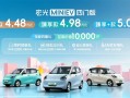 上市前就已爆卖超2万台！五菱宏光MINI EV四门版上市：4.48万起！