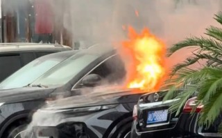 贵州一辆理想L7起火 官方辟谣：被酒店中掉落的燃烧物引燃！