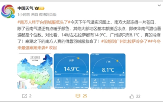 南方人终于向羽绒服低头了：广州仿佛穿越了 比拉萨都冷！
