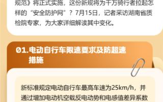 四部门联合发文强化电动自行车强制性国家标准实施：限速25km/h等！