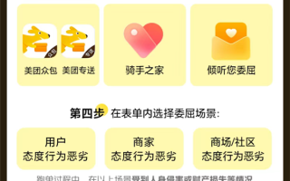 美团宣布骑手委屈关怀计划正式发布：最高5万元委屈安抚金 !