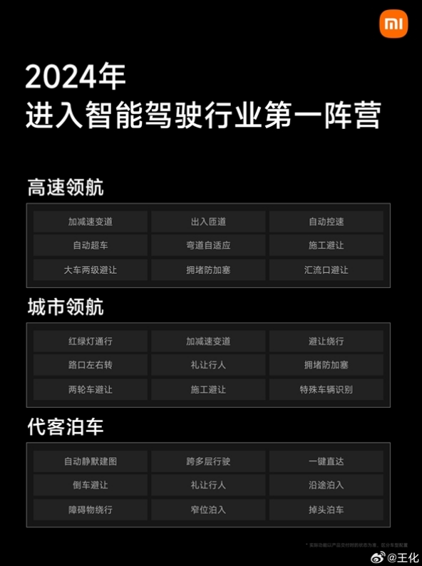 冲入行业第一阵营！小米SU7智能辅助驾驶全系标配!-第4张图片