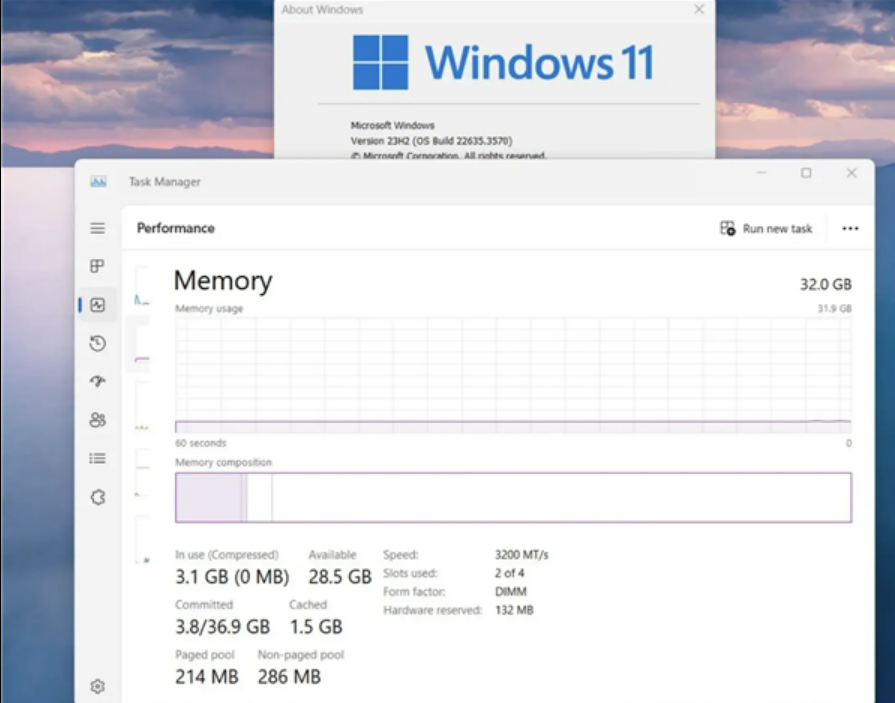 弃用MHz！微软Windows 11内存性能指标切换到 MT/s！-第1张图片